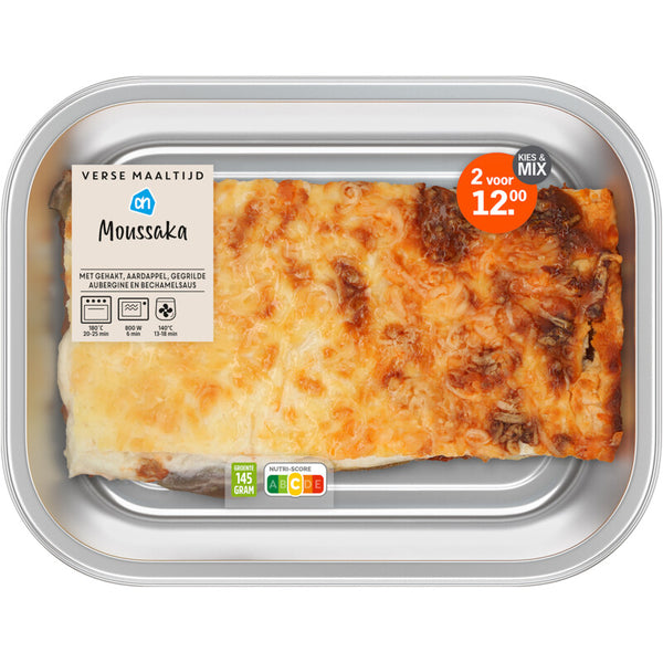 Verse maaltijd moussaka