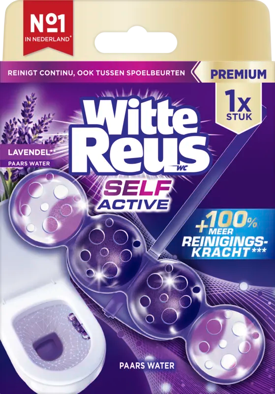 White Giant Toilet Block purple active Provence
