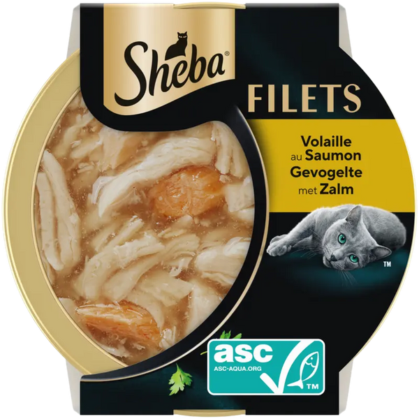 Sheba Filets Geflügel mit Lachs