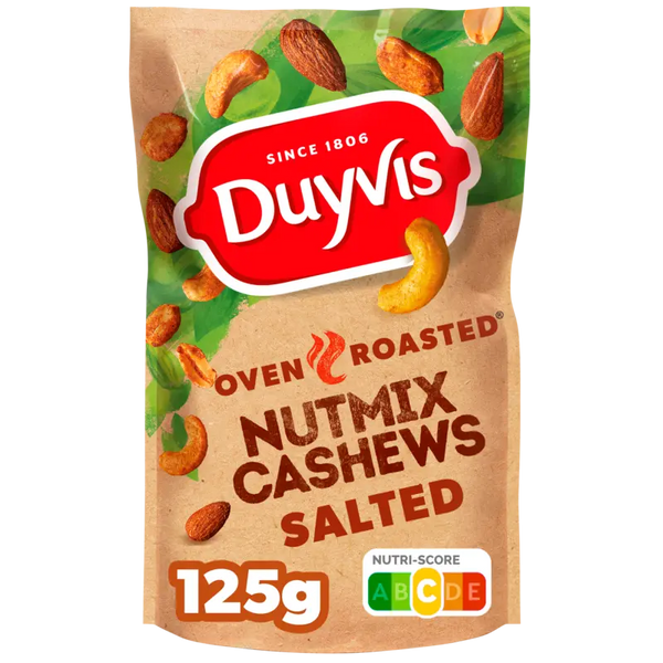 Duyvis Oven roasted nut mix salted cashews