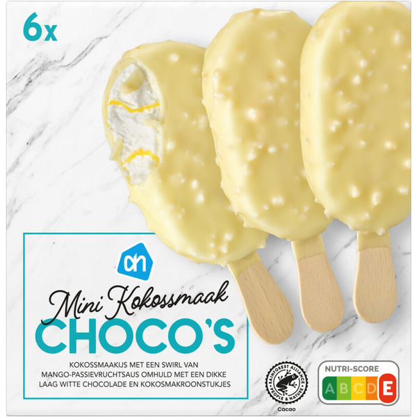 Mini kokossmaak choco's
