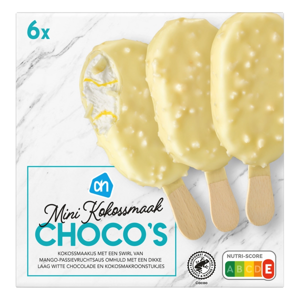 Mini-Schokos mit Kokosgeschmack