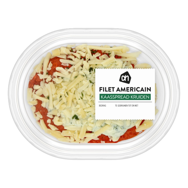 Filet Americain cheese spread with herbs
