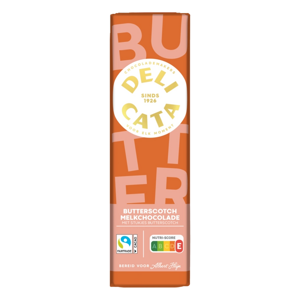 Delicata Riegel Milchschokolade Butterscotch