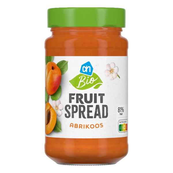 Biologisch Abrikoos fruitspread