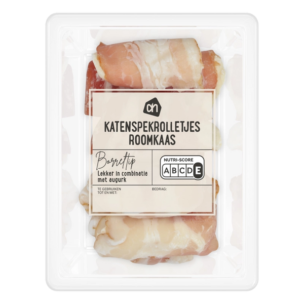 Katenspekrolletjes roomkaas