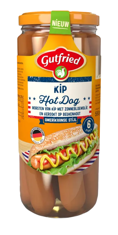 Gutfried Hähnchen-Hotdogs