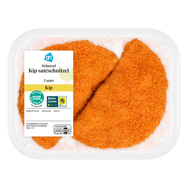 Scharrel kipsateschnitzel 2 stuks