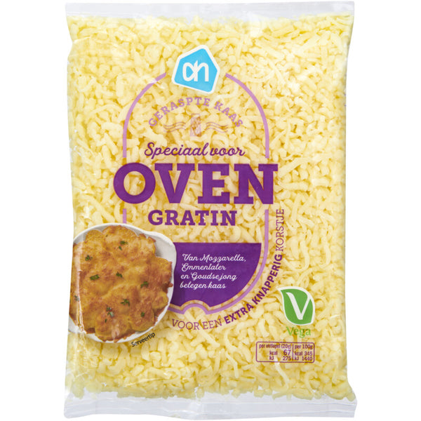 Ovengratin geraspte kaas