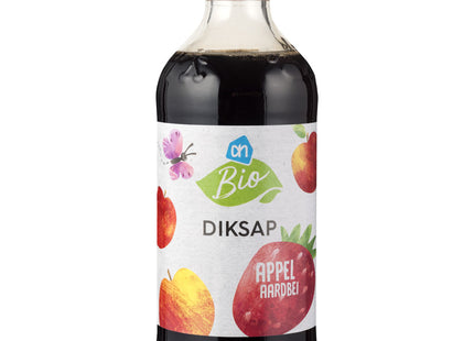 Organic thick juice apple-strawberry