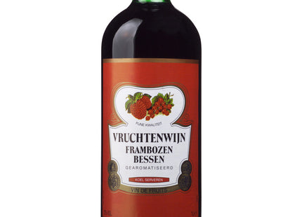 Vruchtenwijn frambozen-bessen