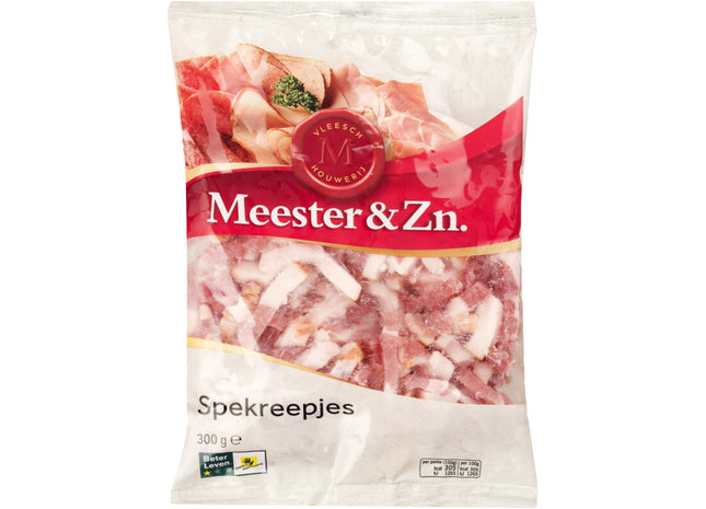 Meester & Zn. Gerookte spekreepjes