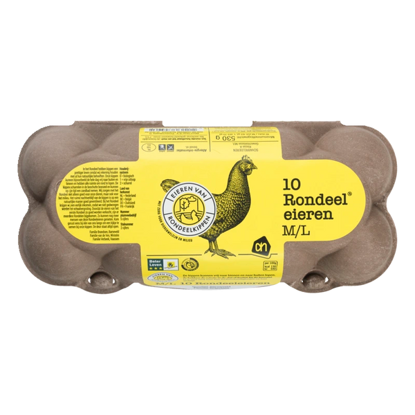 Rondeel eieren M L