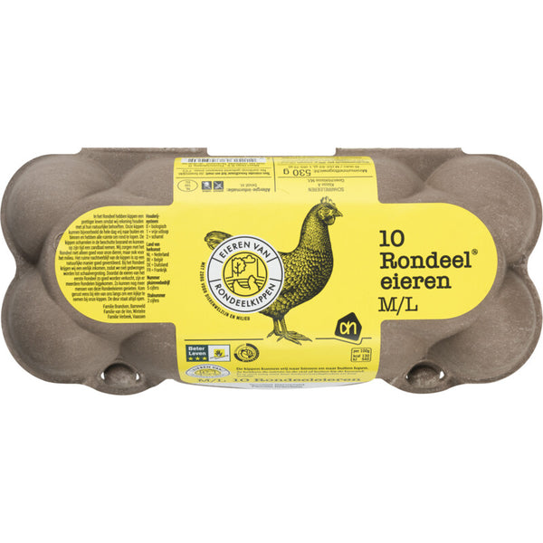Rondeel Eier M L