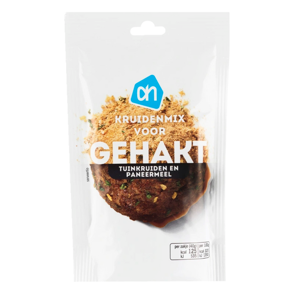 Mix voor gehakt met tuinkruiden