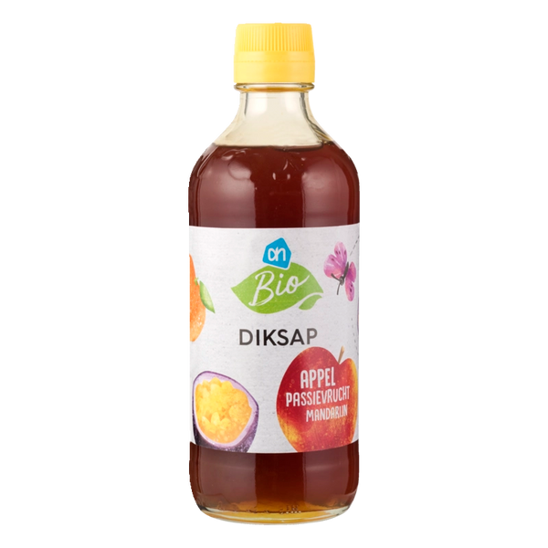 Biologischer Dicksaft Apfel Mandarine Passionsfrucht