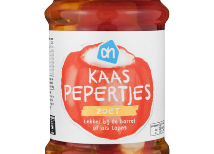 Zoete pepertjes gevuld met verse kaas