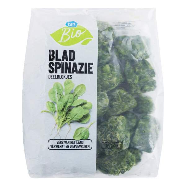 Biologisch Bladspinazie deelblokjes
