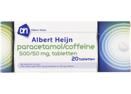 Paracetamol/Coffeïne 500/50 mg tabletten