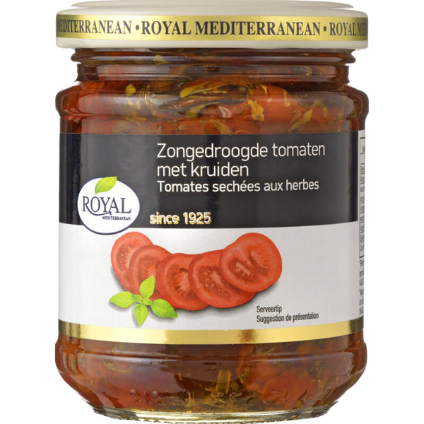 Royal Sonnengereifte getrocknete Tomaten mit Kräutern