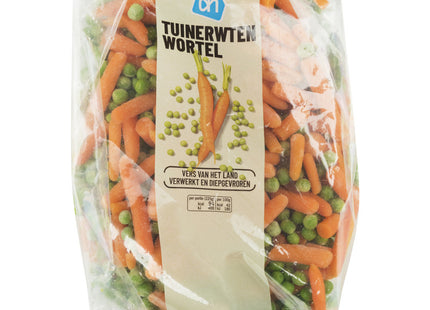 Tuinerwten en wortel