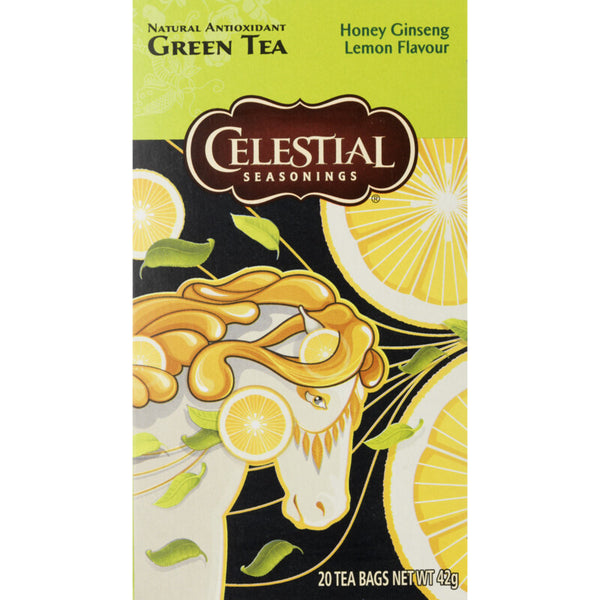 Celestial Seasonings Honey ginseng lemon green tea