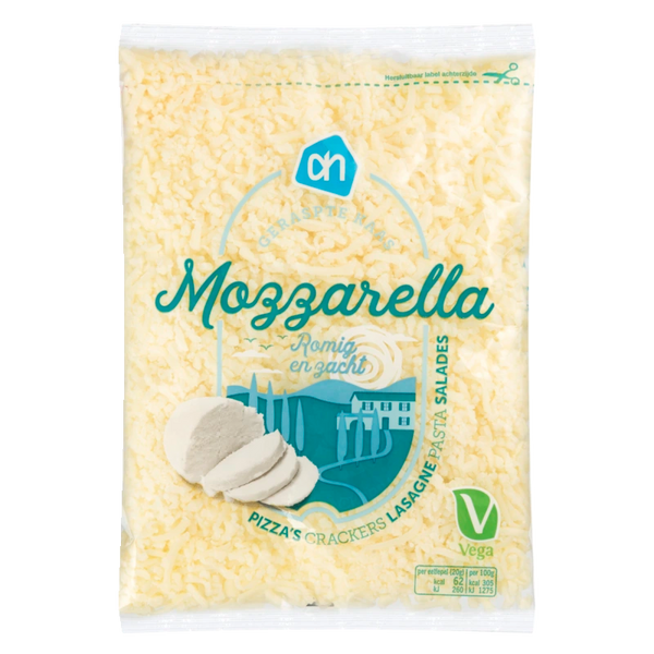 Grated mozzarella