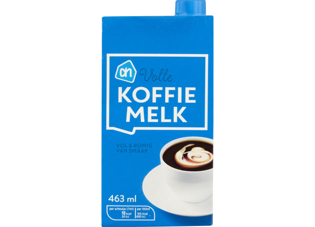 Vollständige Kaffeemilch