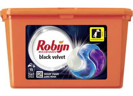 Robijn 3-in-1 Wascapsules black velvet
