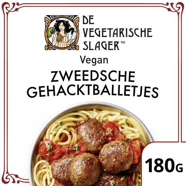 Vegetarische Slager Vegan Zweedsche gehacktballetjes