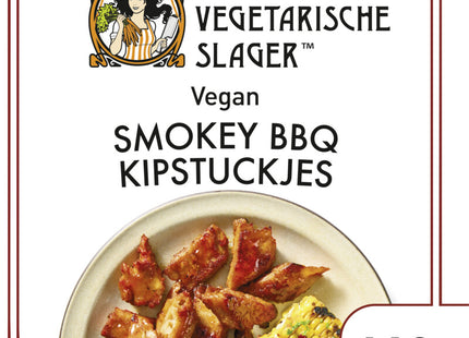 Vegetarische Slager Vegan smokey BBQ kipstuckjes