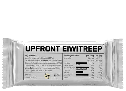 Upfront Cookie dough eiwitreep