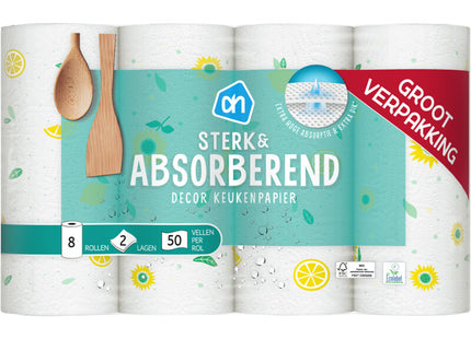 Sterk & absorberend keukenpapier 2-laags