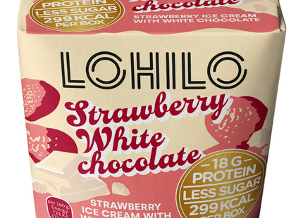 Lohilo Proteïne ijs strawberry white