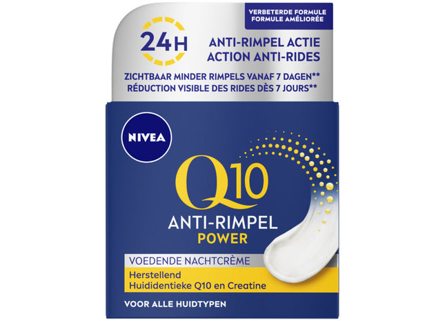NIVEA Q10 power anti-rimpel nachtcrème