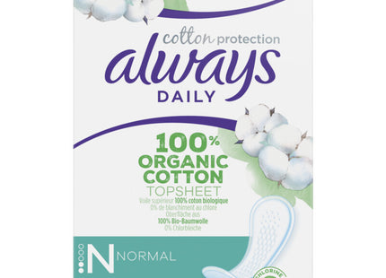 Always Panty liners organic cotton normal
