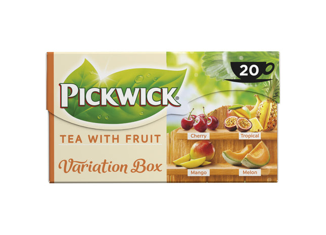 Pickwick Tea with fruit variatiebox orange