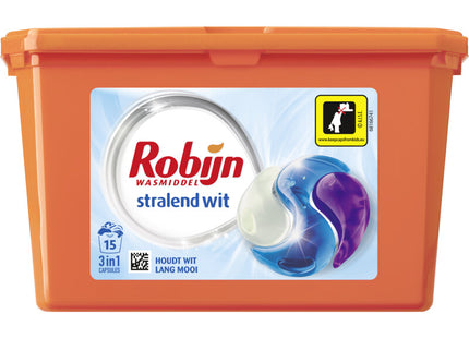 Robijn 3-in-1 Wascapsules stralend wit