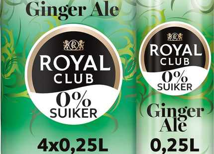 Royal Club Ginger ale 0% 4pack