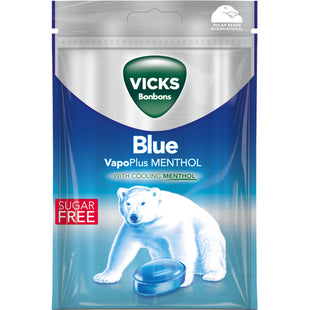 Vicks Blue menthol keelpastilles suikervrij