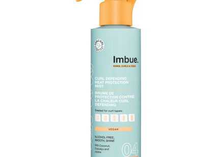 Imbue Curl defending heat protection mist