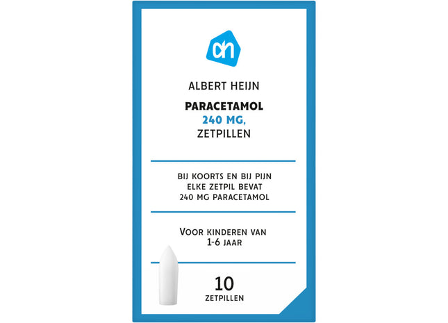Paracetamol zetpillen 240mg