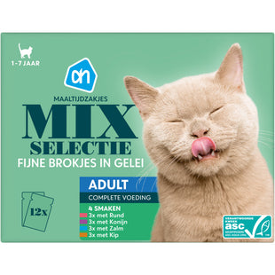 Maaltijdzakjes selectie in gelei 12-pack