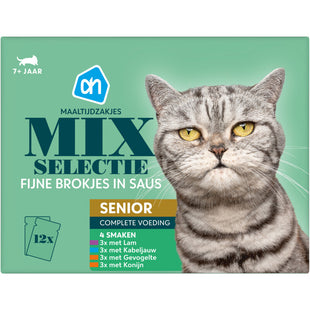 Maaltijdzakjes selectie senior in saus