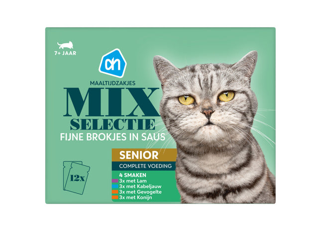 Maaltijdzakjes selectie senior in saus