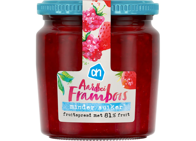 Fruitspread aardbei framboos