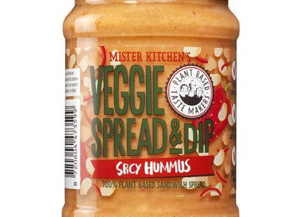 Mister kitchen's Veggie spread & dip hummus spicy