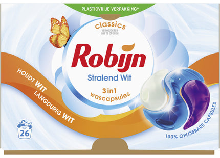 Robijn Stralend wit 3-in-1 wascapsules