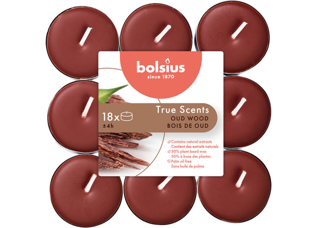 Bolsius True scents geurtheelichten oud wood