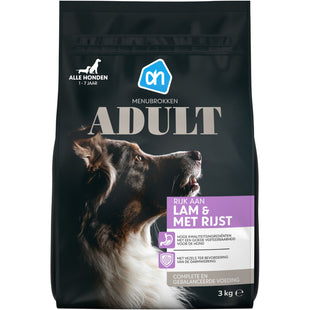 Menubrokken adult lam rijst